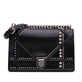 Medium Studded Lambskin Diorama Flap
